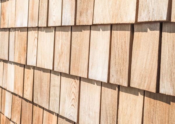 Cedar Shingle Siding Repair in Leland
